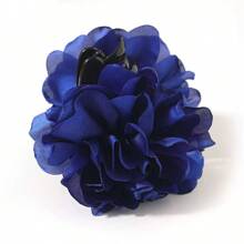 1 件优雅山茶花面料发夹，简约花卉发饰，温柔清新风格，适合女性发饰秋季爪夹优雅发夹秋季发夹花夹冬季度假装女士 - 彩色 - 查看 4