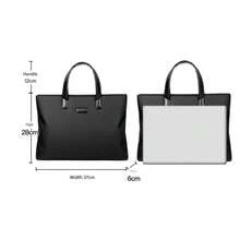 Umhängetasche Ledertasche Einkaufstasche mit Reißverschlusstasche Tragetasche Arbeitstasche Reisetasche