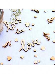 1 Pack Of 180pcs Colorful Wooden Confetti, Rainbow, Fish, Cross, Tree Branch, Dot Designs, Suitable For Baptism, Birth, Communion, Naming Ceremony, Confirmation Tabletop Confetti, Party Favors, Party Decorations