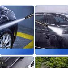 Đầu phun súng nước áp lực cao dùng cho rửa xe, súng nước áp lực cao dùng trong gia đình, thích hợp để rửa, tưới cây và rau củ, kèm đầu nối ống nước bằng thép không gỉ. - đầu phun - Xem 7