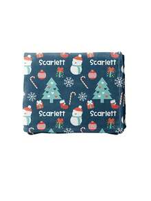 Kinder Decke, personalisierte Namensdecke, Namensdecke, Kindergeschenk, weiche Decke mit Namen, Decke mit Namen Baby-Shower Familien Dekorationen Geschenke Weihnachtsgeschenke Schulanfang Wintergeschenkideen Jungen Mädchen Valentinstag - Verschiedenfarbig - Übersicht 6