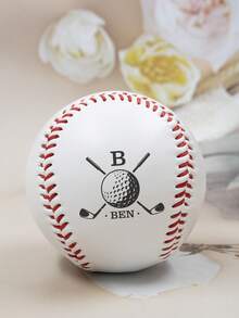 Custom Baseball With Name, Personalized Baseball Gifts, Customized Text Baseballs, Customizable Christmas Gifts, Team Balls, Keep Sakes, Best Gift For Boyfriend Or Brother, Birthday Gifts, Baseball Fans, Fashion, Casual, Cartoon Pattern, Vacation/School/Competition, Father, Family, Business, Mother - Style a - View 6