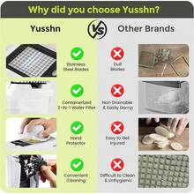 Vegetable Chopper,12-In-1 Multifunctional Food Chopper,Professional Onion Chopper With 7 Blades,Vegetable Cutter With Container For Salad,Potato,Carrot,And Garlic; Essential Kitchen Tool (White)