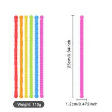 1 Stück/6 Stücke sensorische Fidget Spielzeuge, Autismus Spielzeuge mit Sensoren, bunte strukturierte Drehstäbe, Party Spiel Dekorationen & Geschenke für Weihnachten, Halloween, Entspannungsspielzeug, Urlaubsgeschenke geeignet für Jungen, Mädchen, Kinder und Erwachsene, Spaß Drück- und -Spiele