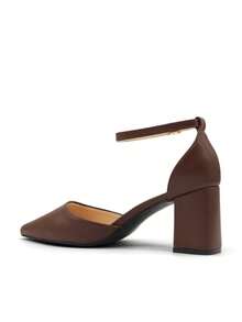 RevReaL Klassische Riemchensandalen mit Blockabsatz für Damen | In verschiedenen Farben erhältlich