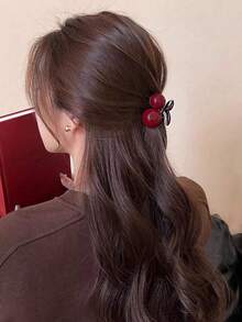 Kẹp tóc kiểu thể thao, phù hợp cho nữ giới sử dụng hàng ngày, quà tặng kẹp tóc hình cầu, kẹp tóc mùa đông, phụ kiện tóc cho nữ. - Nhiều màu - Xem 3