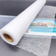 Misswendyfuse 12''*5Yards Extremely Fine Fusible Webbing,Sheer Fusible Interfacing,Lightweight Bonding For The Applique Quilting,Trace Transfer(White)