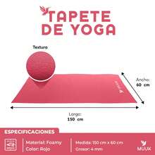 Yoga Mats - Red - View 4