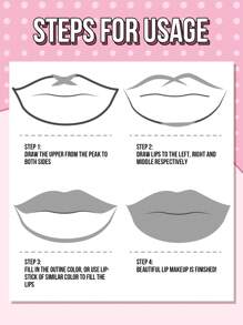 Misslyn Long-Lasting High-Pigment Lip Liner Pencil, Creamy Gel Formula, Smooth Application, Natural Makeup Effect, Can Be Sharpened With Pencil Sharpener, High Color Payoff, Creates Natural Lip Look, Long-Lasting Matte Finish Lip Liner Pencil