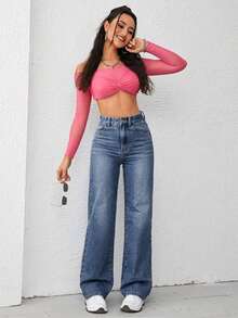 Women Jeans - Dark Wash - View 4