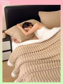 1 Stück super weiche & flauschige Decke, in mehreren Farben erhältlich, minimalistisch & modisch für Zuhause, geeignet für Schlafzimmer, Jungen/Mädchen Studentenwohnheim, Sofa Nickerchen, Wintersaison, multifunktionale Decke & Büro Nickerchen Decke, perfektes Valentinstags Geschenk, maschinenwaschbar