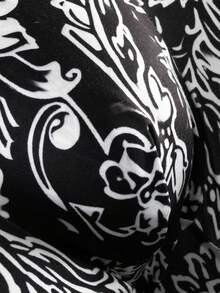 10条装新款涂鸦印花男士平角内裤，加长款，透气，轻薄，快干，有弹性 - 黑色 - 查看 6