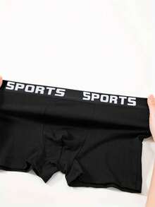 4 Pcs Men Underwear Hig Stretch Breathble Men's Boxer Basics Boxers Shorts Fashion Gift Plus Size Underwear Men's Briefs - Multicolor - View 5