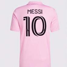 In The 23-24 Home Game Of Inter Mia/Mi, No. 10 Me/Ssi Wore A Short-Sleeved Shirt - 粉色 - 查看 2