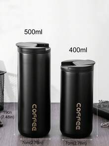 1 件双层不锈钢隔热咖啡/水杯，旅行杯，带保温/保冷功能，返回学校