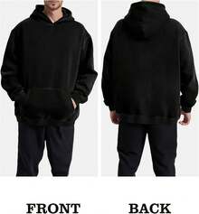 Hatant Oversized Hoodie Sweatshirts For Men Couples Heavyweight Hoodies Pullover Vintage Mens Acid Wash Sweaters Clothes 2025 - Hồng - Xem 11
