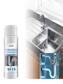 Pipe Dredging And Maintenance Agent, 110g. It Can Unclog And Remove Odors In Blocked Toilets, Kitchen Sinks And Sewer Pipes. It Is Suitable For Common Household Pipes Such As Kitchen Sewers, Bathroom Floor Drains, Toilets, Wash Basins, Bathtub Pipes, Etc. And Can Be Used On Them.