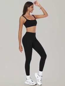 MASKERT Women'S Yoga Tight Pants, Sports Pants, Fitness Pants, Yoga Pants, Running Pants, High Stretch Sports Pants, Comfortable And Skin Friendly Tights