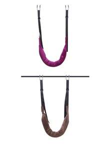 1PC Breathable Exercise Lumbar Belt Strong Bearing Capacity Soft Outdoor Gym Yoga Hanging Lumbar Belt