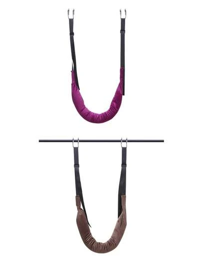 1PC Breathable Exercise Lumbar Belt Strong Bearing Capacity Soft Outdoor Gym Yoga Hanging Lumbar Belt