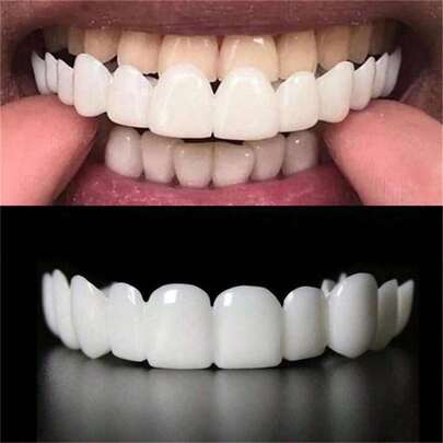 4pcs Smile Teeth Whitening Decoration Set, 2nd Generation, Easy To Use