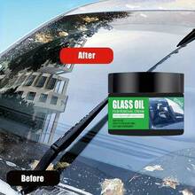 Car Glass Polishing Paste - Windshield Renewal And Oxidation Removal, Long-Lasting Protection For Clear And Quiet Vision Wipers, Suitable For Car Maintenance