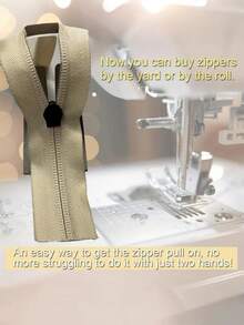 1/2 pièces Assistant d'installation rapide DIY, en métal et acier inoxydable pour coudre des fermetures éclair, des vêtements, des pantalons, des sacs, des têtes de fermeture éclair, des fournitures de fixation, de petits outils, multi-usage et colle amovible