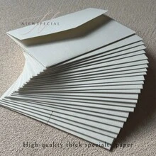 25pcs Tri-Fold Pocket Wedding Invitation Cards With Envelopes, Simple Invitation Cards For Engagement, Christening, DIY Invitations, 5*7 Inch Invitations, Pocket Invitations, Customized Invitations, Christmas Cards - Ivory - View 9