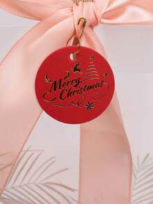 50 Stücke Weihnachtsgeschenkanhänger, fröhliche Weihnachten goldfolierte farbige Weihnachtsgeschenkanhänger, runde Weihnachtsgeschenkanhänger, Souveniranhänger, Feiertags-Geschenkkarten, perfekt für DIY Weihnachtsgeschenkverpackung und -beschriftung, Weihnachtsdekoration, Heimdekoration