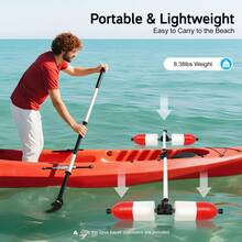 Marine Boat Kayak Canoe PVC Outrigger Arms Stabilizer System Fishing - Red - View 7