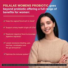 PSLALAE Probiotics For Women - With Prebiotics, Enzymes & Cranberry, Vaginal Health, Urinary Tract Support, Improved Digestion -120pcs - Two bottle-More favorable - View 3