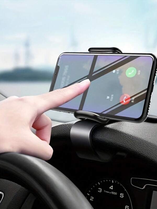 New Instrument Panel Car Phone Holder Hud Snap-In Car Clip Rotating Navigation Phone Holder