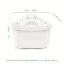 Jarra filtradora de agua de 2.5L, capacidad de 6 tazas | Elimina cloro, metales pesados e impurezas | Perfecto para el hogar, la cocina, los viajes y el campamento | Incluye 1 jarra + 1 filtro (opción de 6 filtros de repuesto) | Mejora el sabor y la pureza del agua del grifo - Multicolor - Ver 10