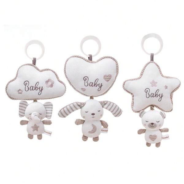 Baby Hängende Musikspielzeug mit Musik, Baby Zieh Musikalische Sensorische Spielsachen für Babys Jungen und Mädchen, für Weihnachten, Thanksgiving, Ostern und Geburtstag