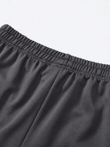 2 件套男士休闲直筒裤，宽松简约百搭运动裤，春秋季服装 - 彩色 - 查看 7