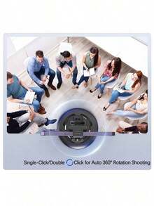 Lenovo H1A Gimbal With Face Recognition And Automatic Tracking, Three-Axis Mechanical Image Stabilization, Gesture-Controlled Photography, One-Touch Landscape And Portrait Mode Switching, Long-Lasting Battery Life, And Versatile Application. Black - Black - View 3