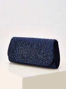 Elegante Clutch Tasche mit Strass-Dekor und Magnetverschluss, geeignet für Geburtstagsfeiern, Hochzeiten und Abendgalas von Frauen