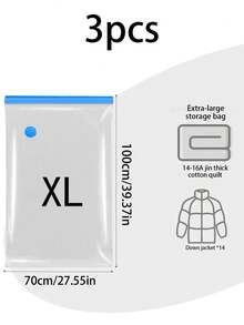 5/3/1 Set Kleidung Kompressionsverpackungsbeutel, Vakuum-Kompressionsbeutel, transparente Kompressionsbeutel, Reise-Kompressionsbeutel, Vakuumbeutel, Vakuum-Aufbewahrungsbeutel geeignet für Kleidungsaufbewahrung, Bettdeckenaufbewahrung, Kofferaufbewahrung, Weihnachtskleidungsaufbewahrung, Reiseaufbewahrung, Studentenwohnheim Reisegarderobe, tägliche Notwendigkeiten, Reiseutensilien