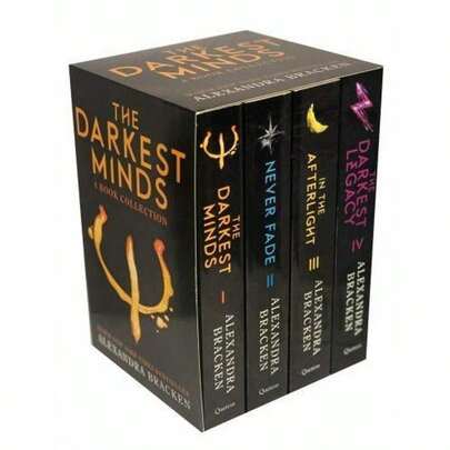 Darkest Minds By Alexandra Bracken - 4 Books Collection Set The Darkest Minds, Never Fade, In The Afterlight, The Darkest Legacy