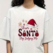 1pc/2pcs/3pcs Christmas Themed Letter & Snowflake Print Heat Transfer Patches, Washable And Iron-On, Suitable For T-Shirts, Jeans, Sweaters, Tote Bags, Pillows, Cushion Covers And Throw Pillows