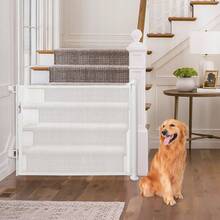 Cancelletto estensibile per animali domestici, facile da installare, barriera per cani, recinto per gatti con funzione di chiusura automatica, adatto a porte e scale, 86*150 cm - Bianco - Visualizzare 8