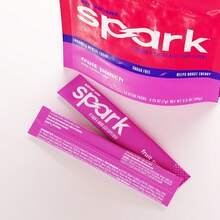 AdvoCare Spark Vitamin & Amino Acid Supplement - Focus & Energy Drink Powder Mix With Vitamin A, B-6, C & E - Also Includes L-Carnitine & L-Tyrosine - Fruit Punch, 14 Stick Packs - 檸檬水 - 查看 9