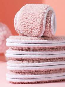 1pair Winter Plush Insole, Padded And Thickened Can Be Cut Fur Body Sweat Moisture Soft And Comfortable Warm Insole