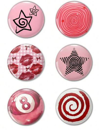 面白いパターンバッジブローチ、女性用バッジ、ピンブローチ、バッグペンダント、ファッションアクセサリー、友人、家族、先生、クラスメイトへの面白いギフト