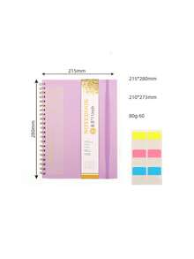 1 件 A4 螺旋装订空白笔记本，学生日记本 - A4 - 查看 10