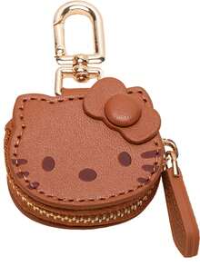 Sanrio 1 قطعة سانريو مفتاح كيتي القطة الكرتونية الجميلة، قلادة كيتي، جودة عالية من الجلد الصناعي، إكسسوار عصري للحقائب، هدية متنوعة للأحباء والعائلة والمعلمين والزملاء والجيران