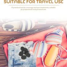 4 Stücke Professionelles Hot Stone Massage Set: Essenzielles Wärmetherapie-Equipment zum Entspannen des Körpers und Schmerzlinderung - Kein Strom oder Batterie erforderlich, Vulkanenergie-Stein Salon SPA Massage Stein Heizbox Set für Rückenmassage Heiße Kompresse, Schule, Schulanfang, Reise, Reiseaccessoires, Haushaltsartikel, Spa, Massagetool, Massage, Massagegerät, Spa