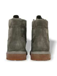 Timberland GS BIG 儿童 6 英寸优质防水靴 灰色磨砂皮 - 灰磨砂皮 - 查看 4