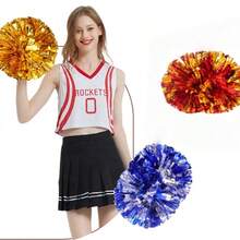 啦啦队绒球、啦啦队绒球、啦啦队、舞蹈表演道具手持花，适用于各种派对活动
