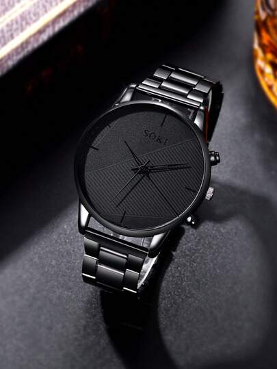 Watches Pc Business Industrial Round Dial Quartz Horloge Perfect Everyday Wear, Birthday s, Parties, Holiday Gatherings, As The Ideal Yourself Or Friends Boxes Not Included view 5